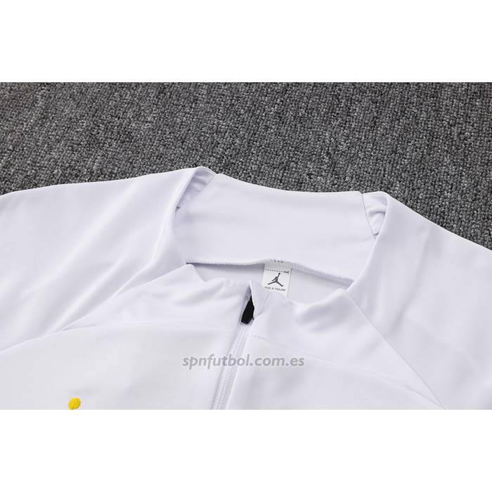 Chandal de Sudadera del Paris Saint-Germain Jordan Nino 2023-2024 Blanco